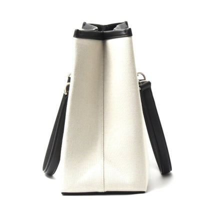 Balenciaga White Canvas Cabas