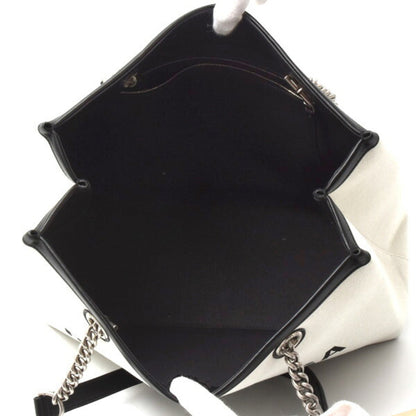Balenciaga White Canvas Cabas