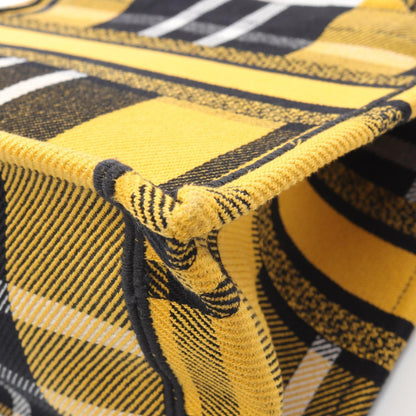 Dior Yellow Canvas Book Tote