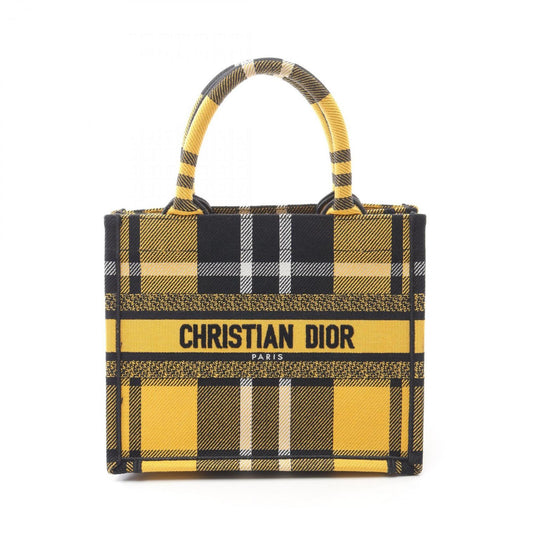 Dior Yellow Canvas Book Tote