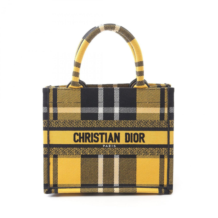 Dior Yellow Canvas Book Tote