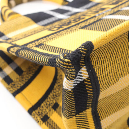 Dior Yellow Canvas Book Tote