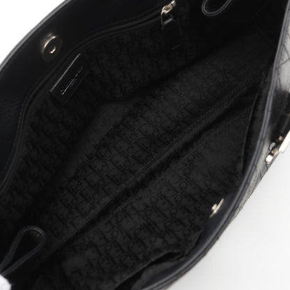 Dior Black Leather Cannage Lady
