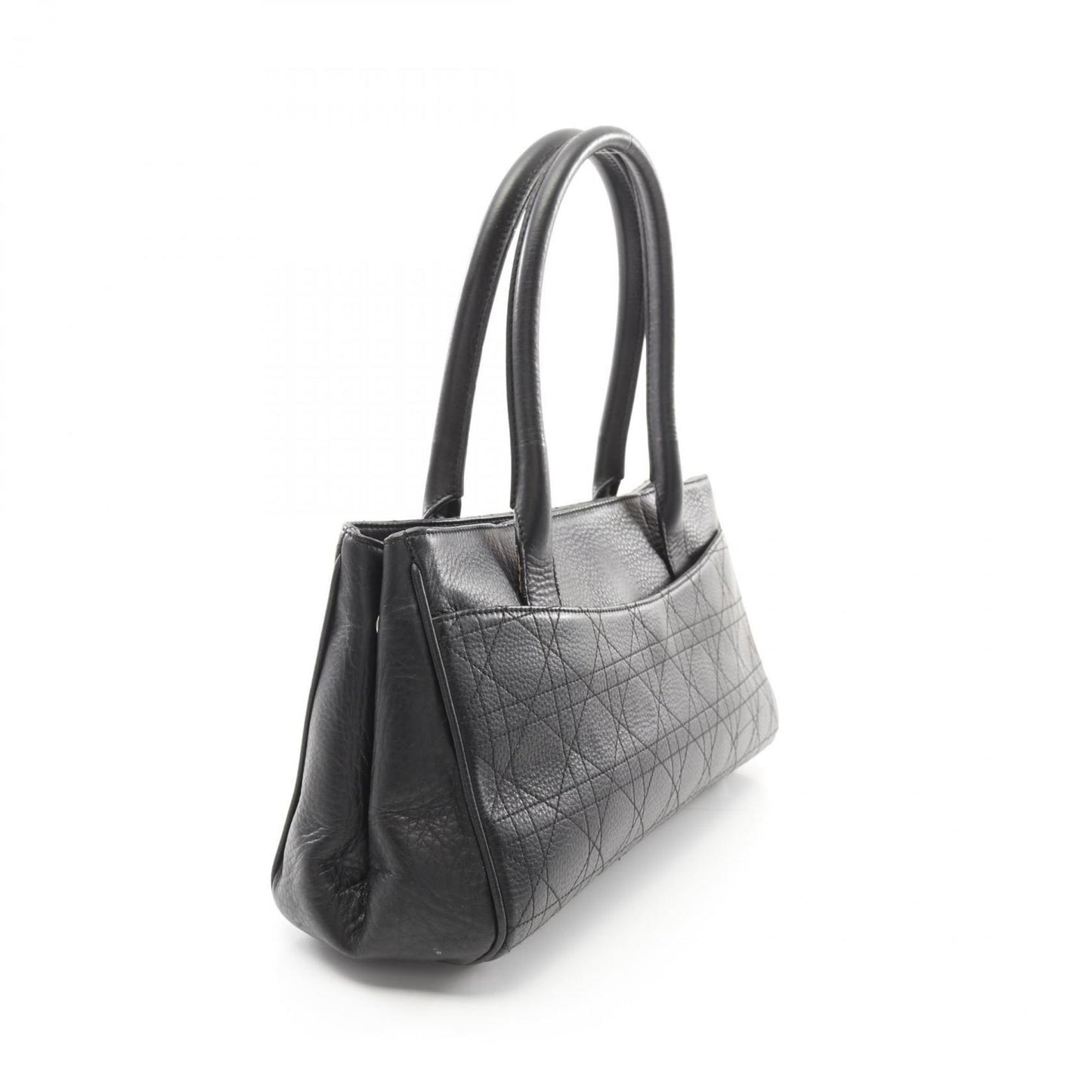 Dior Black Leather Cannage Lady