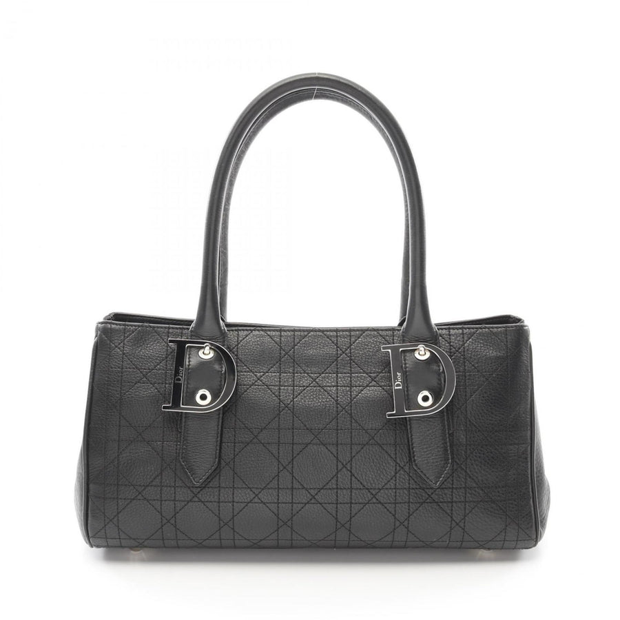 Dior Black Leather Cannage Lady