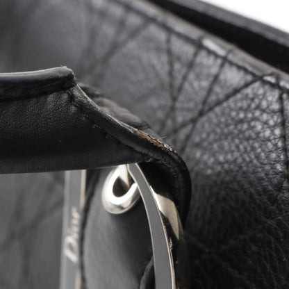 Dior Black Leather Cannage Lady