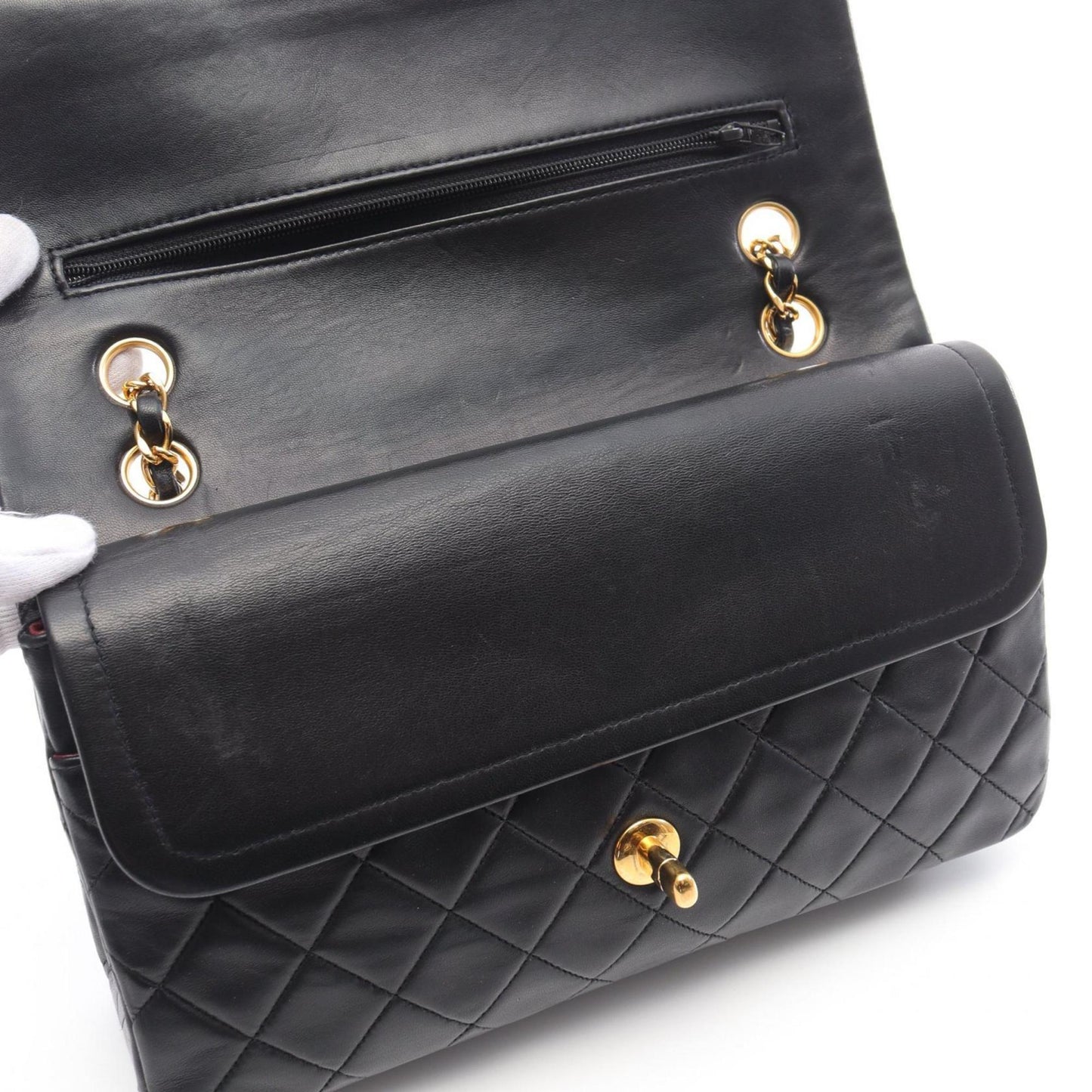 Chanel Black Leather Timeless