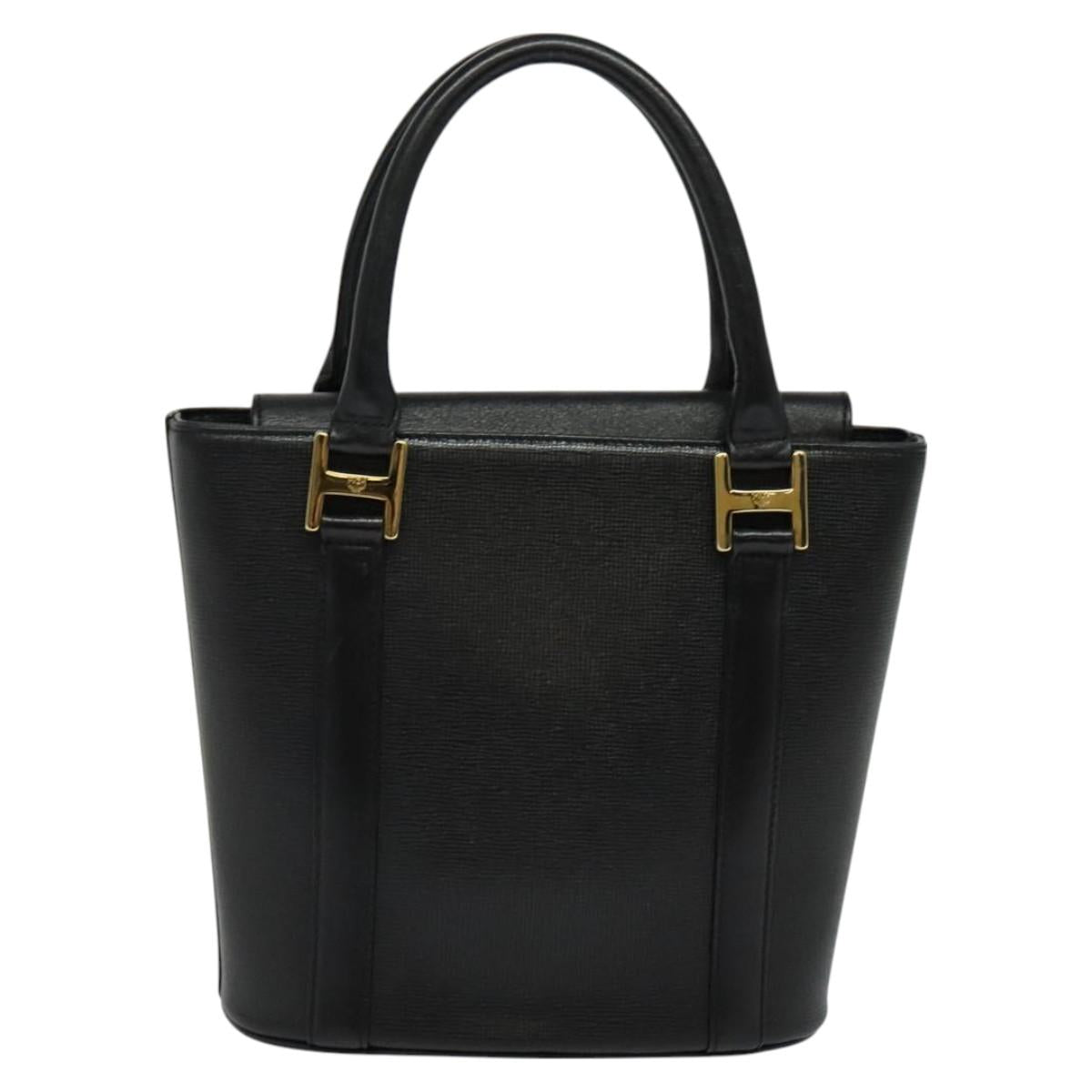 Mcm Black Leather Handbag