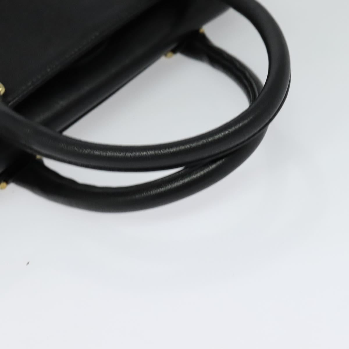 Mcm Black Leather Handbag