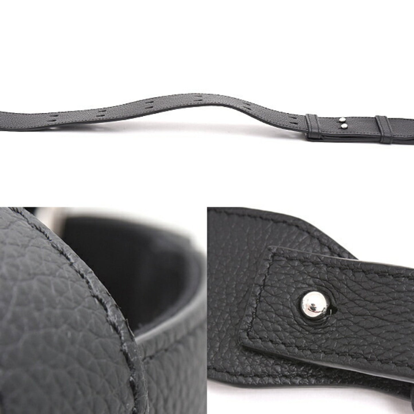 Dior Black Leather Saddle