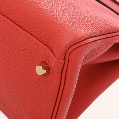 Hermès Red Leather Kelly 32