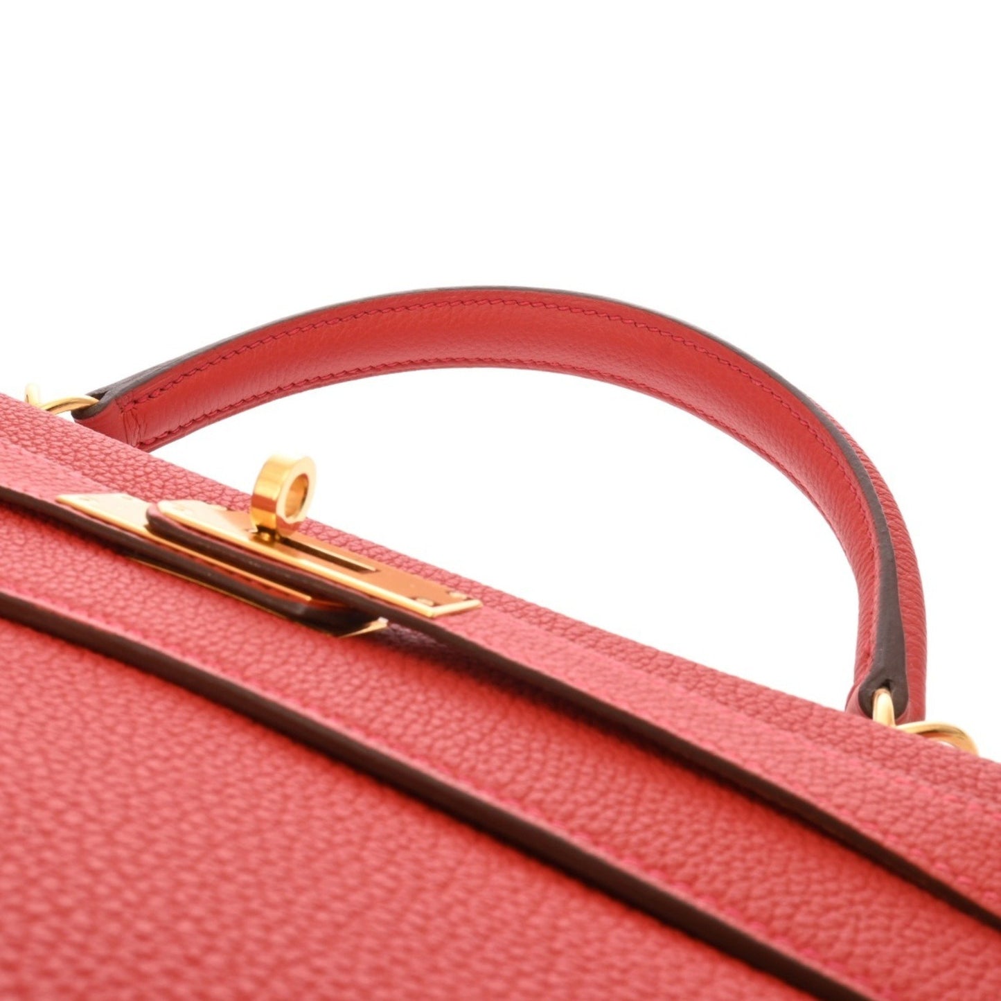 Hermès Red Leather Kelly 32