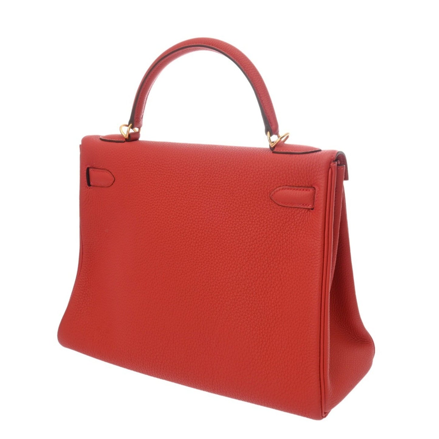 Hermès Red Leather Kelly 32
