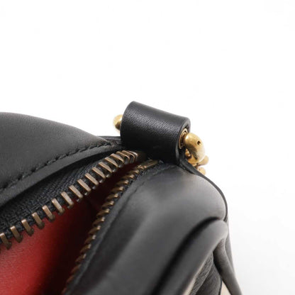 Gucci Black Leather Gg Marmont