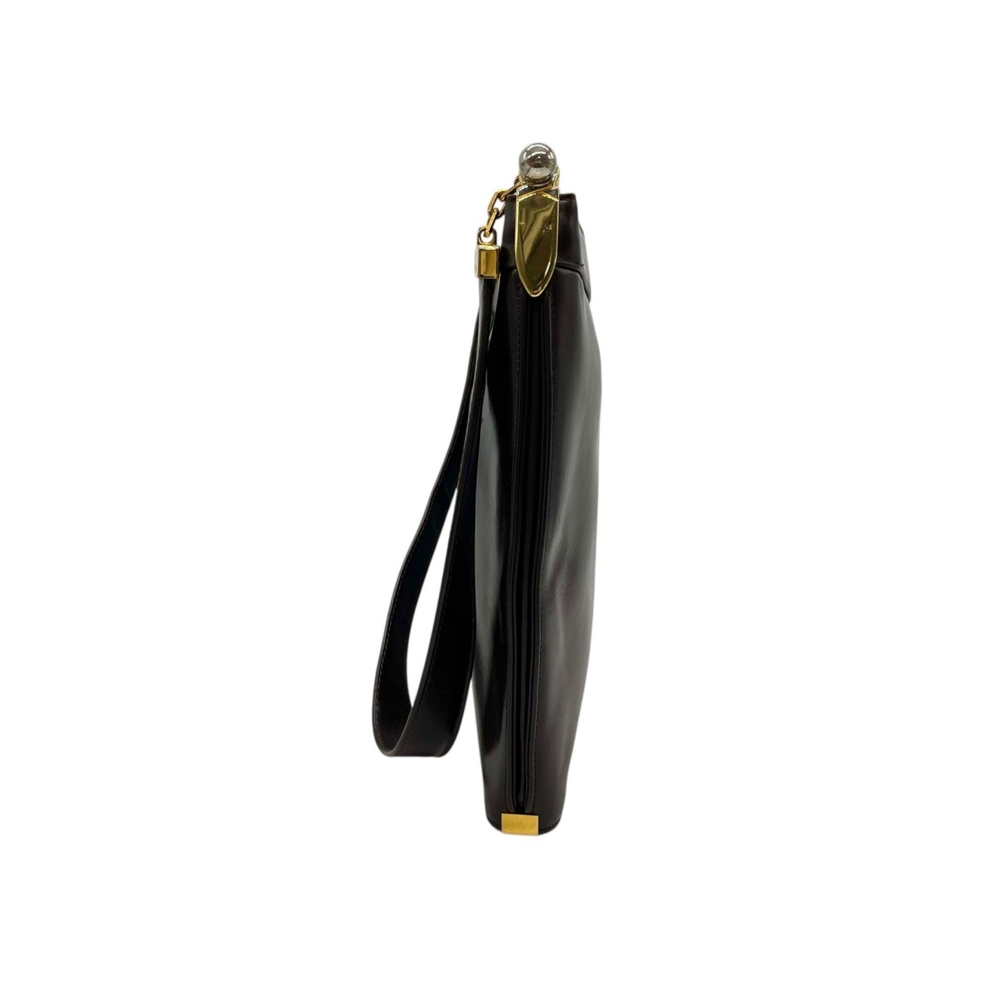 Dior Brown Leather Shoulder