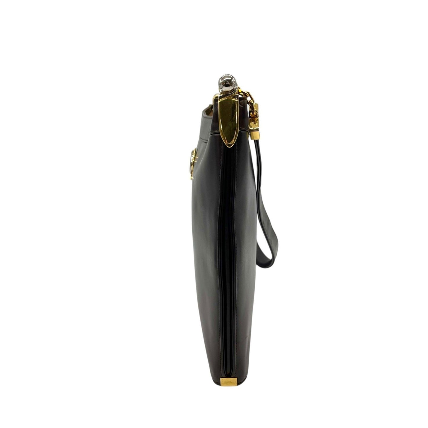 Dior Brown Leather Shoulder
