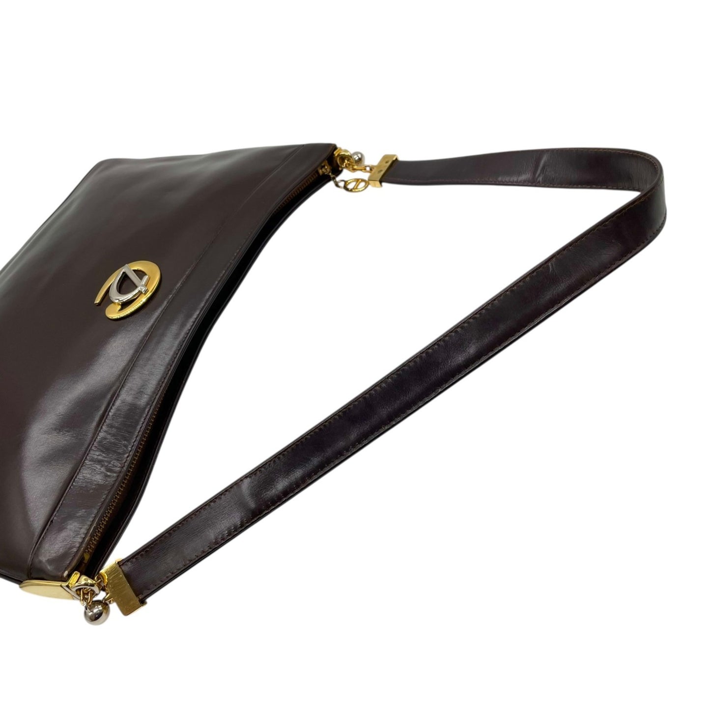 Dior Brown Leather Shoulder