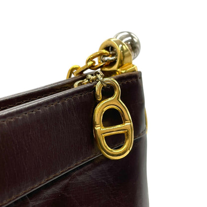 Dior Brown Leather Shoulder