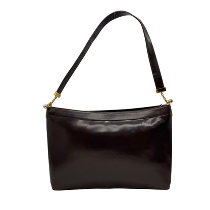 Dior Brown Leather Shoulder