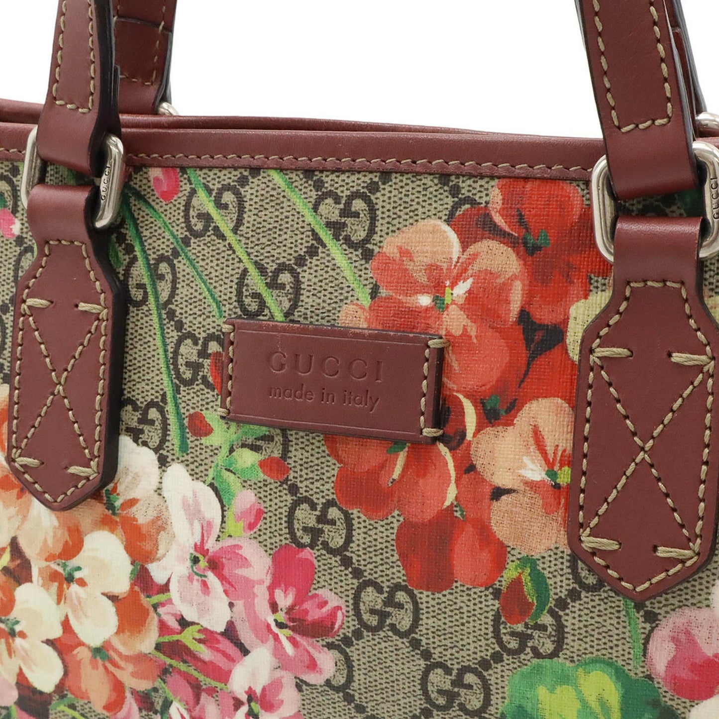 Gucci Brown Canvas Gg Blooms