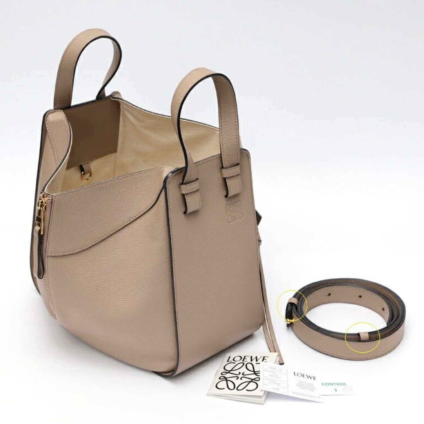 Loewe Gray Leather Hammock