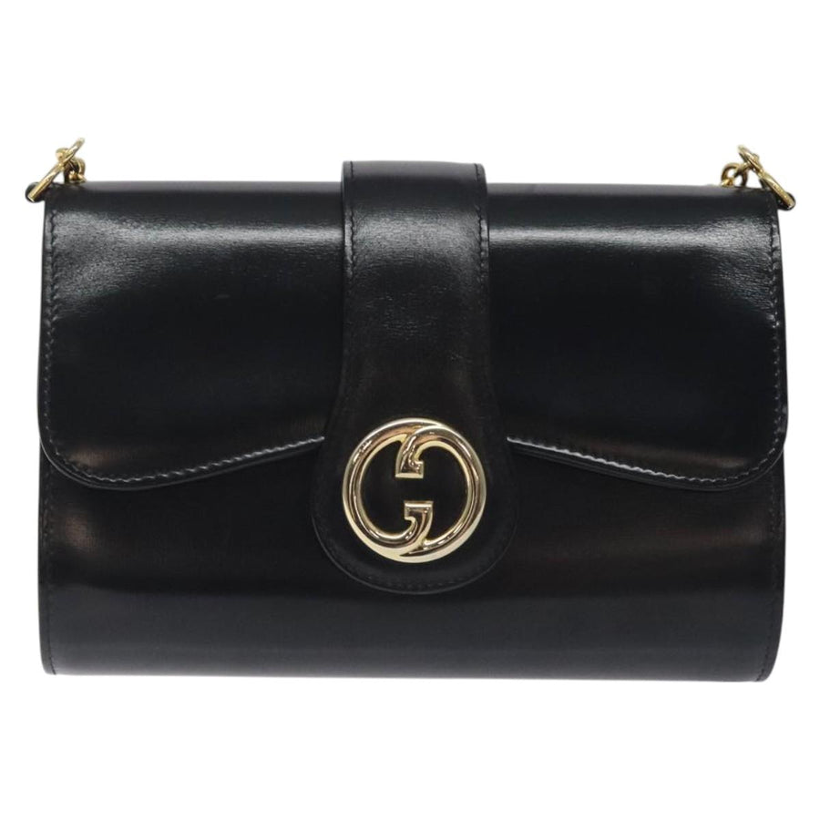 Gucci Black Leather Shoulder