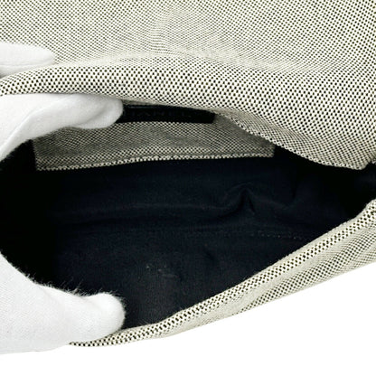 Chanel Black Canvas Camellia