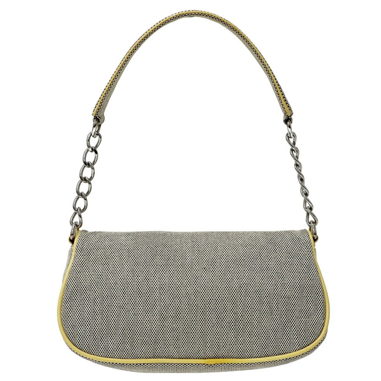 Chanel Black Canvas Camellia