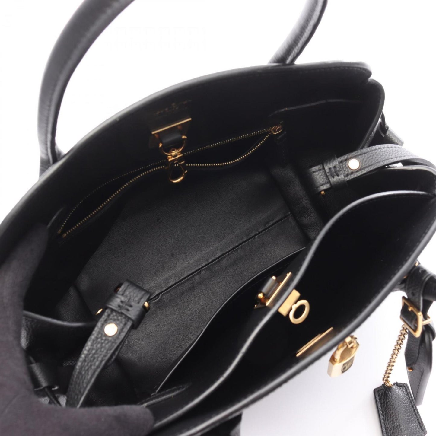 Louis Vuitton Black Leather Milla