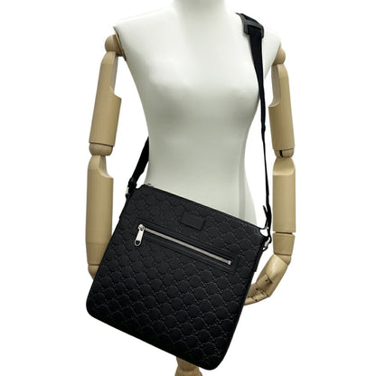 Gucci Black Leather Guccissima