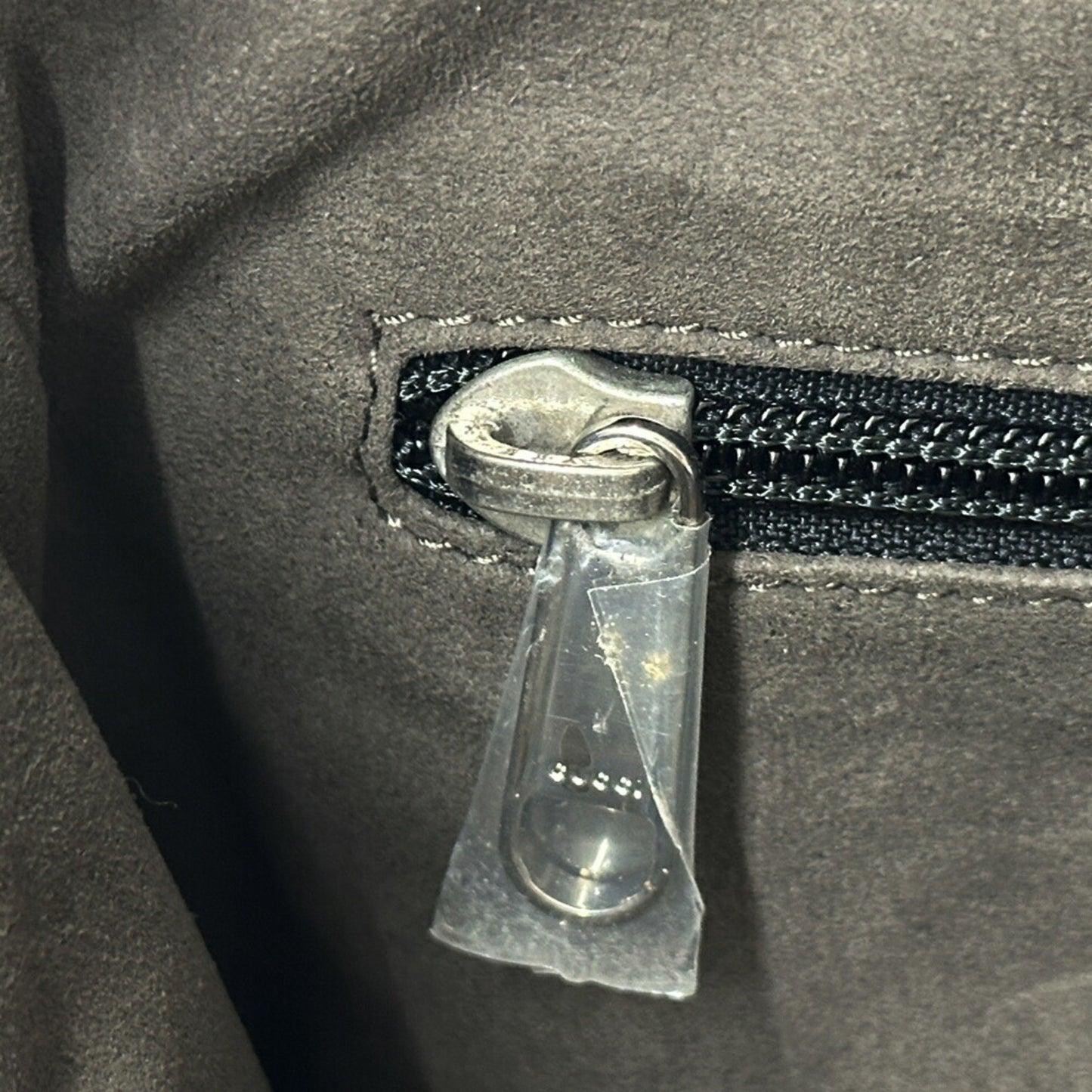 Gucci Black Leather Guccissima