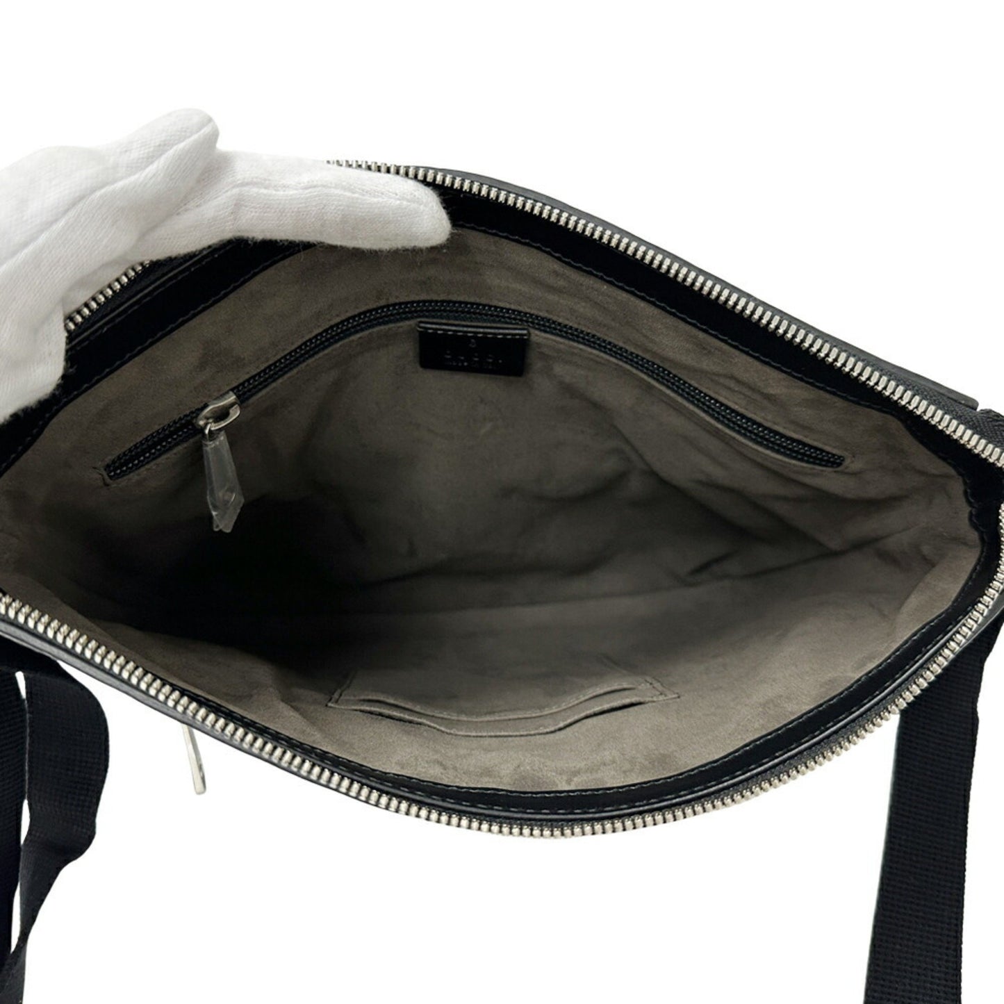 Gucci Black Leather Guccissima