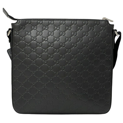 Gucci Black Leather Guccissima