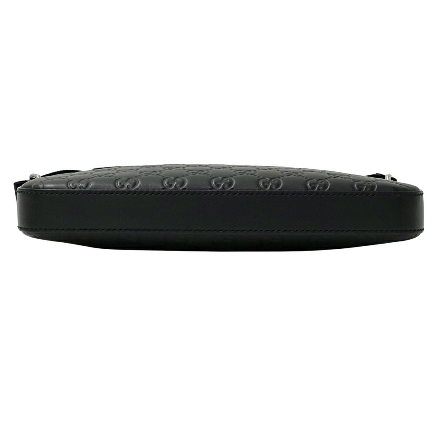 Gucci Black Leather Guccissima
