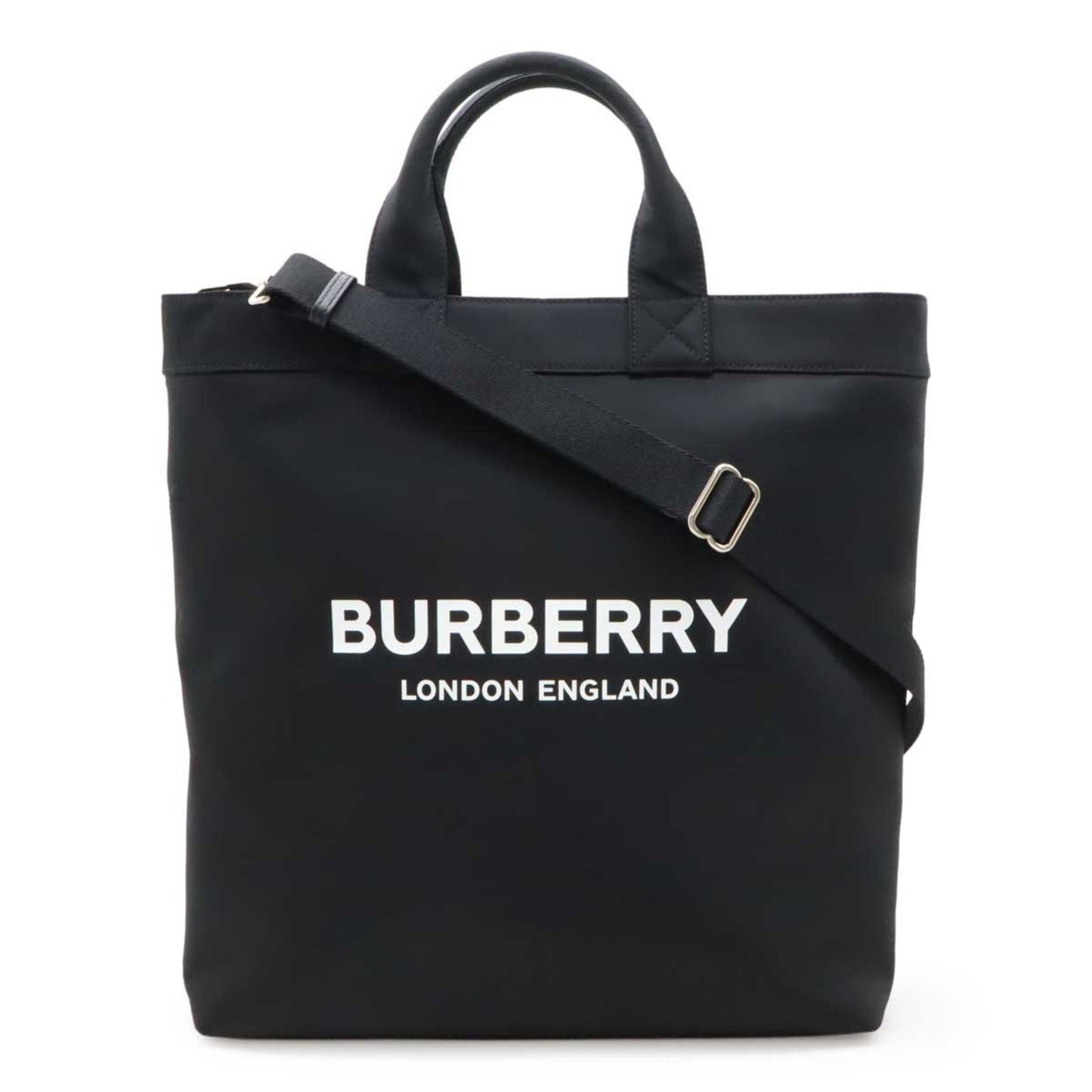 Burberry Black Nylon Tote