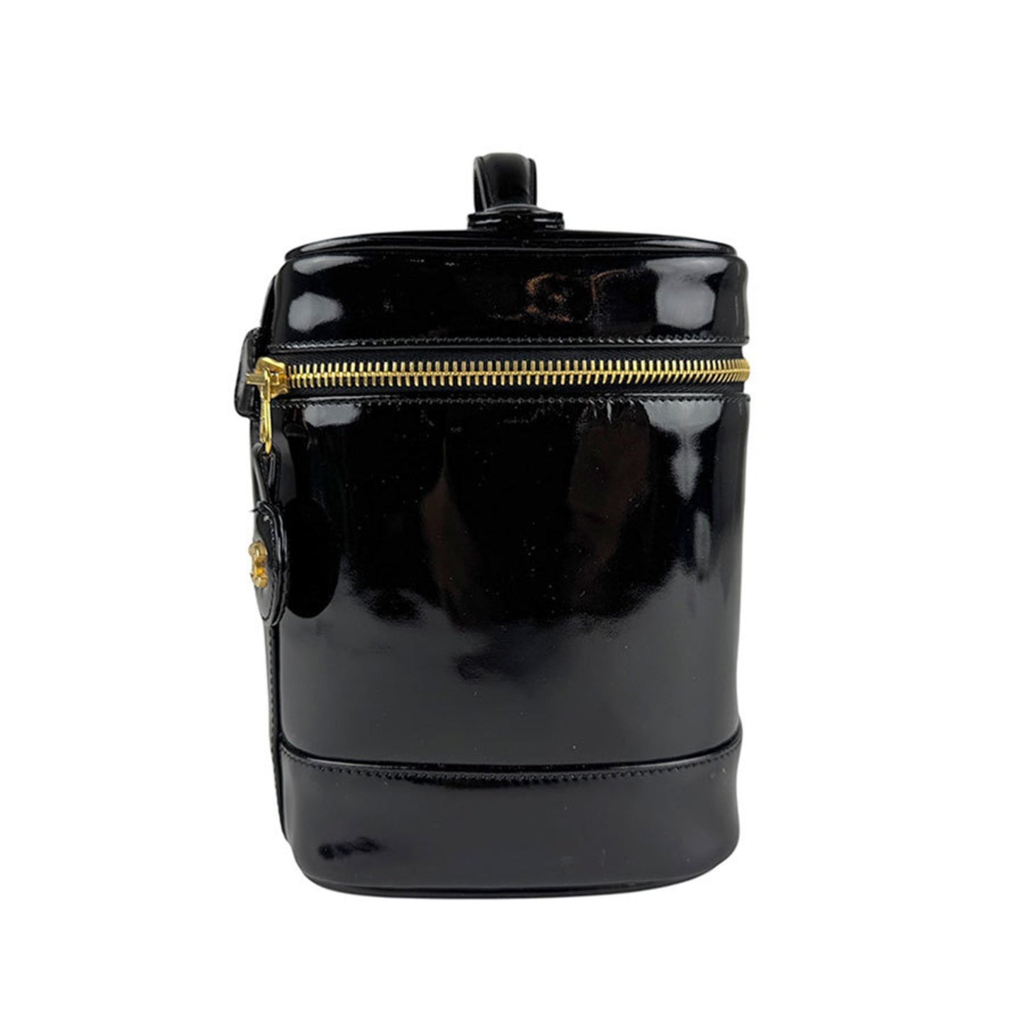 Chanel Black Patent Leather Vanity
