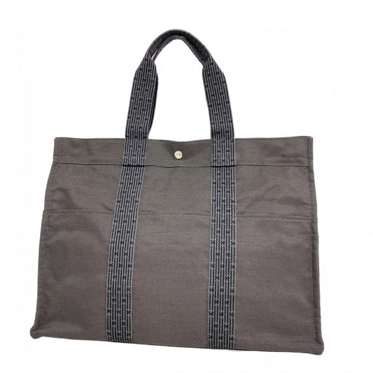 Hermès Gray Canvas Toto