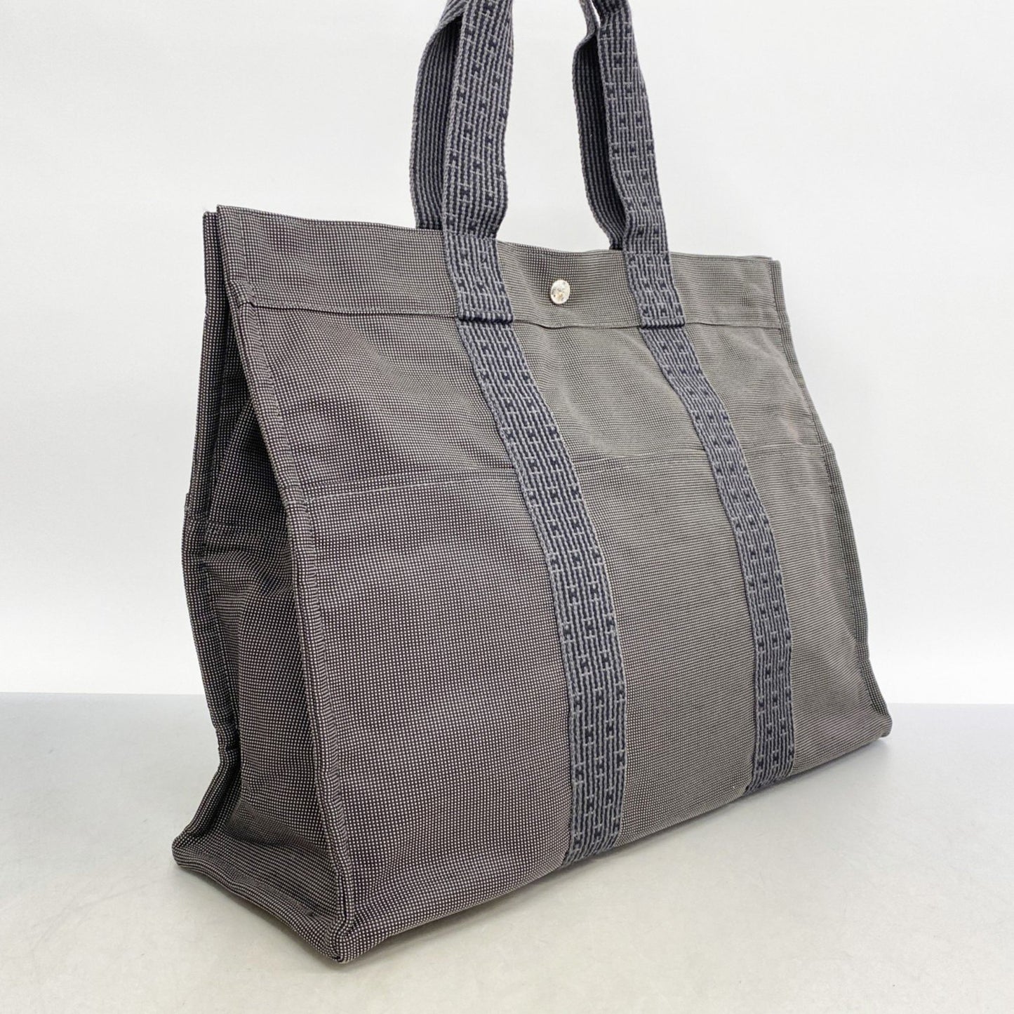 Hermès Gray Canvas Toto
