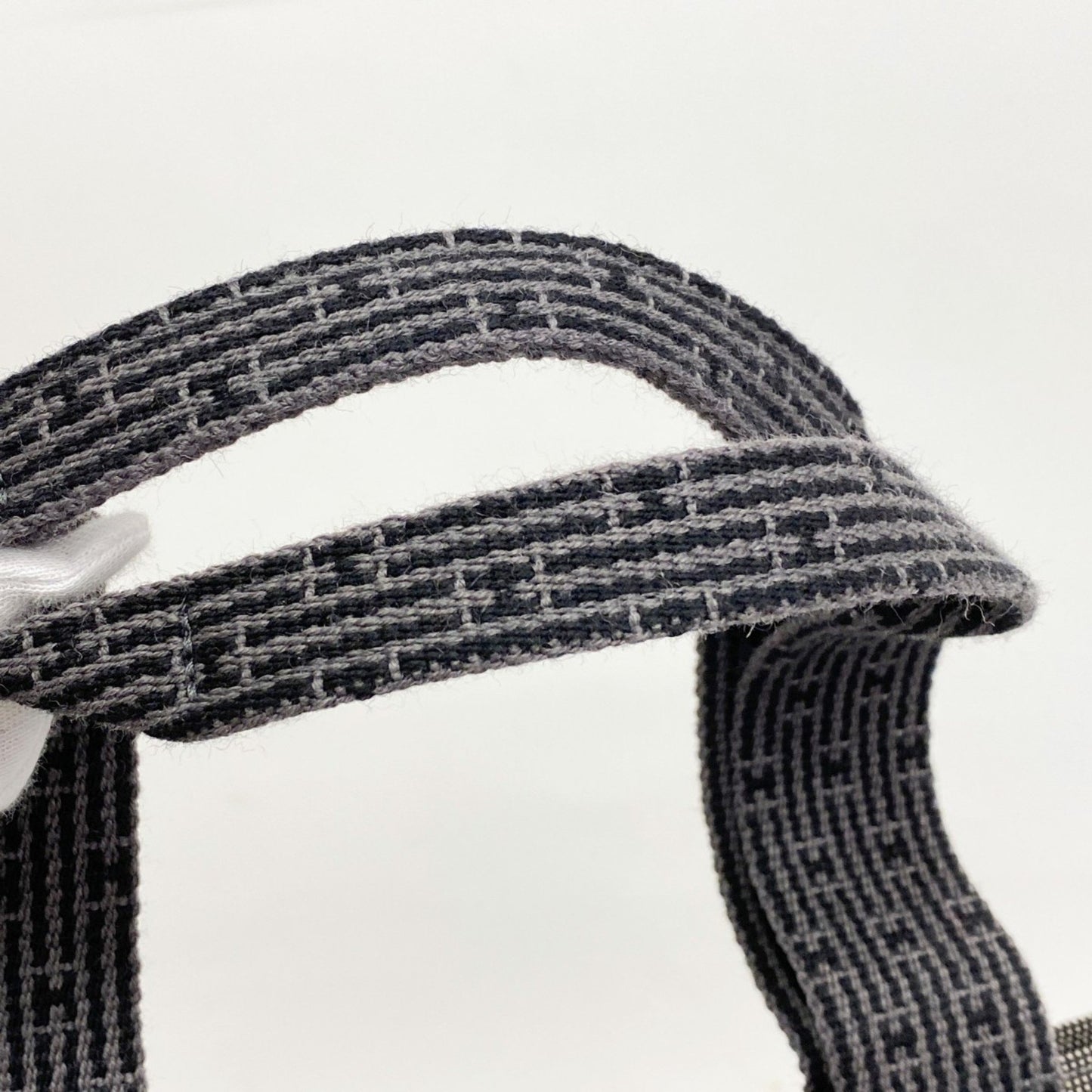 Hermès Gray Canvas Toto