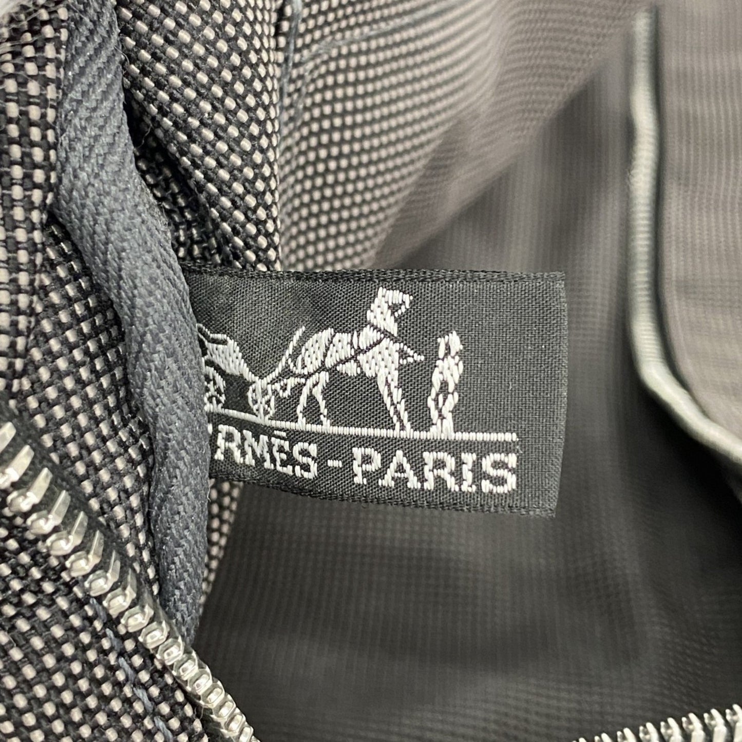 Hermès Gray Canvas Toto