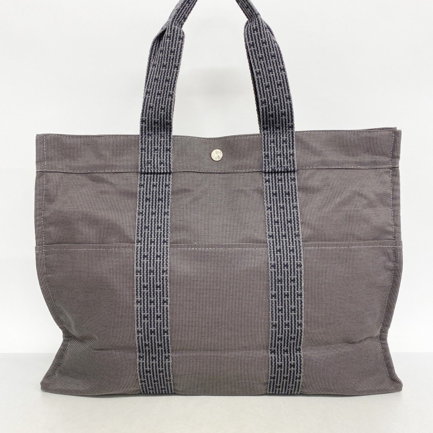 Hermès Gray Canvas Toto