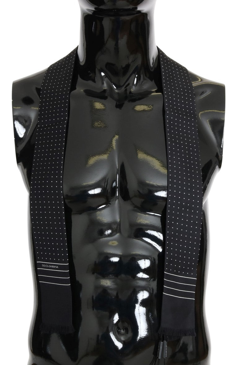 Dolce & Gabbana Elegant Silk Men'S Tie Scarf Wrap