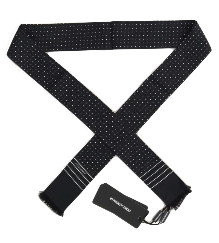 Dolce & Gabbana Elegant Silk Men'S Tie Scarf Wrap