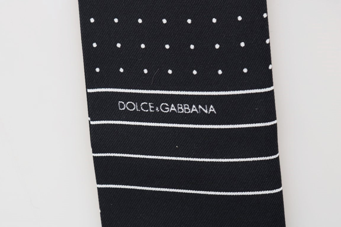 Dolce & Gabbana Elegant Silk Men'S Tie Scarf Wrap