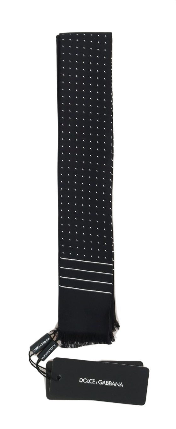 Dolce & Gabbana Elegant Silk Men'S Tie Scarf Wrap