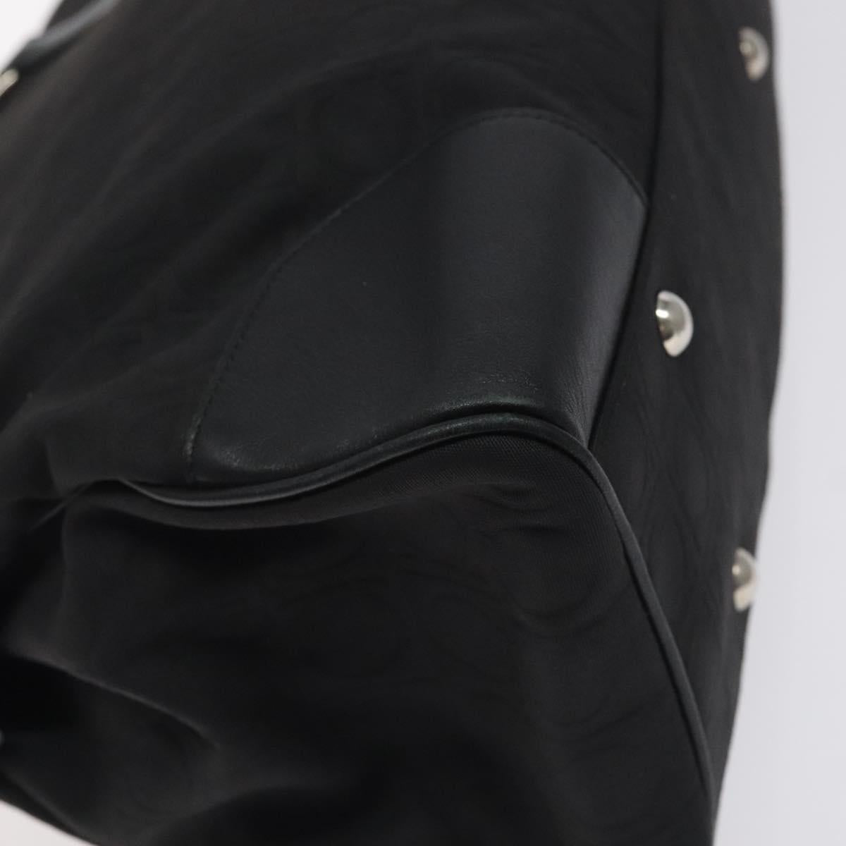 Salvatore Ferragamo Black Nylon Gancini