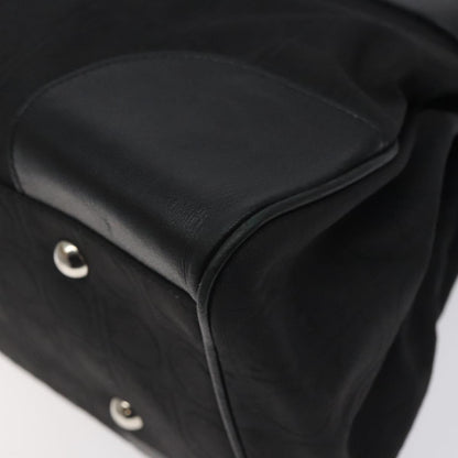 Salvatore Ferragamo Black Nylon Gancini