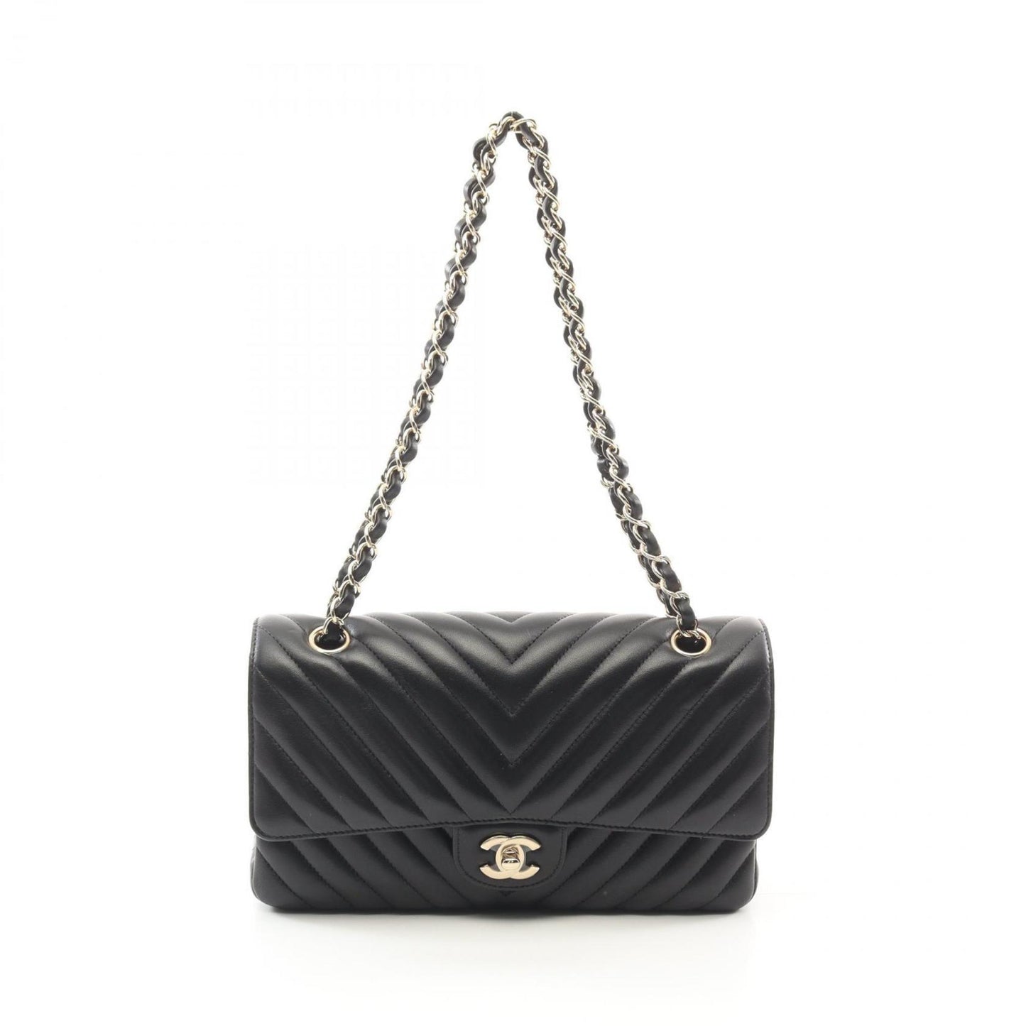 Chanel Black Leather Shoulder