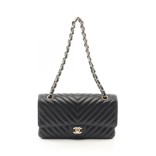 Chanel Black Leather Shoulder