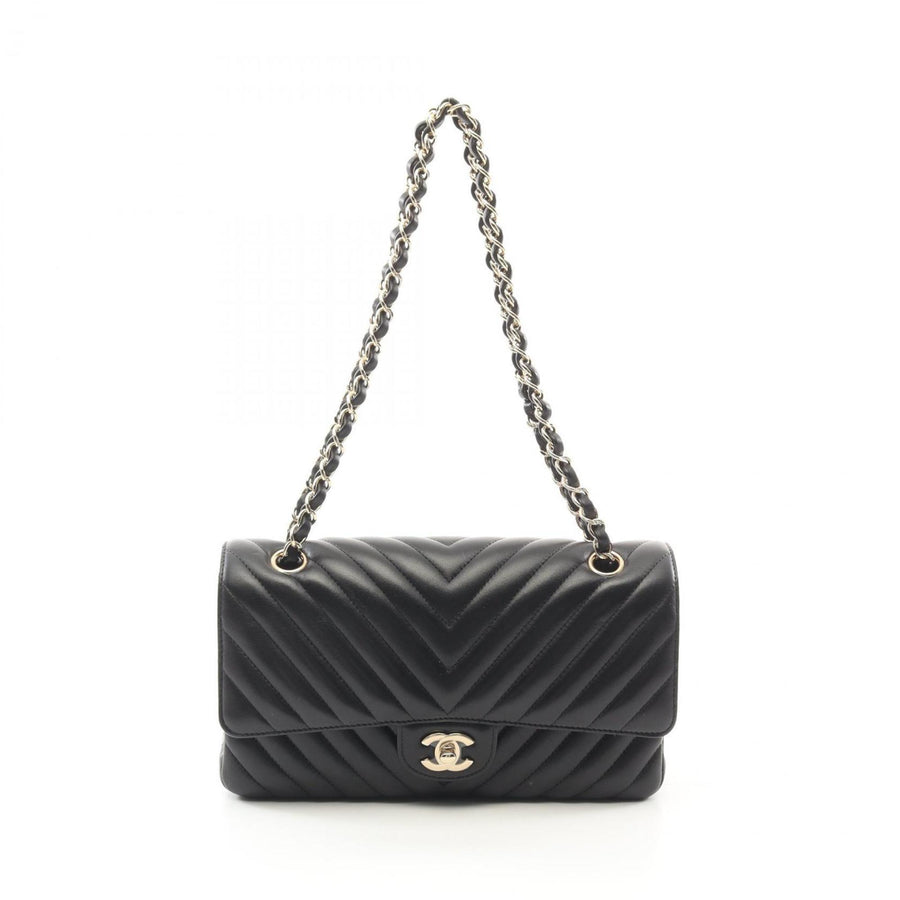Chanel Black Leather Shoulder